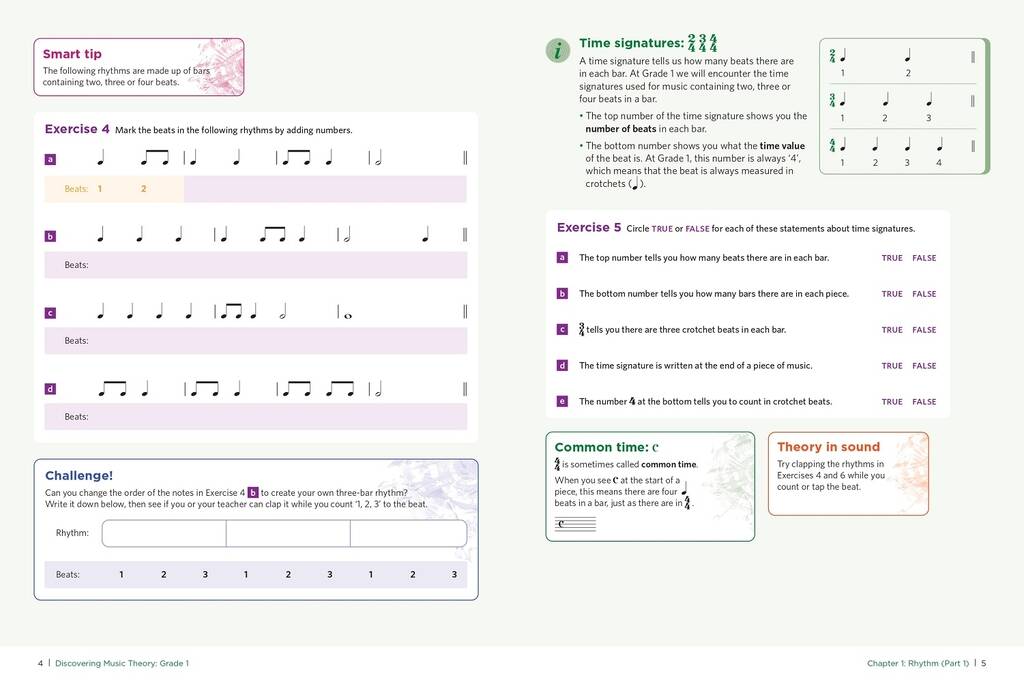 Discovering Music Theory - Grade 1