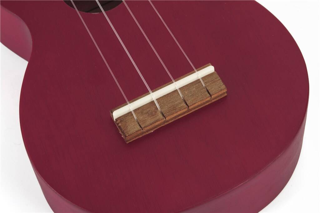 Kahiko Series Soprano Ukulele - Trans Red