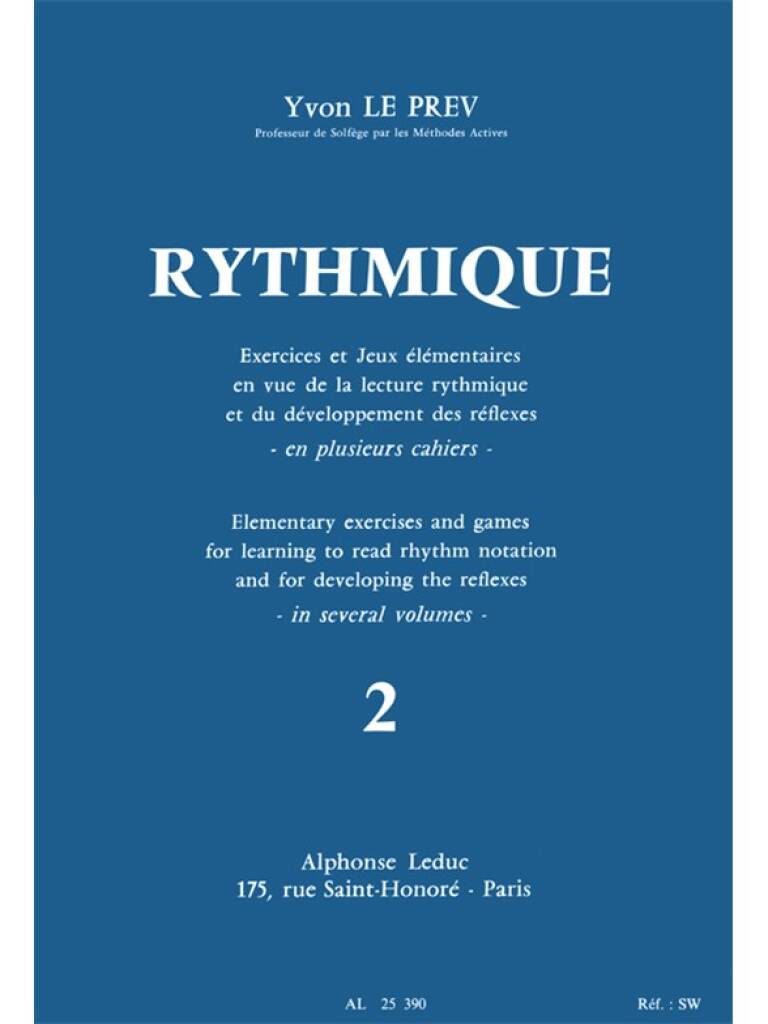 Rythmique, Exercices et jeux - Vol. 2