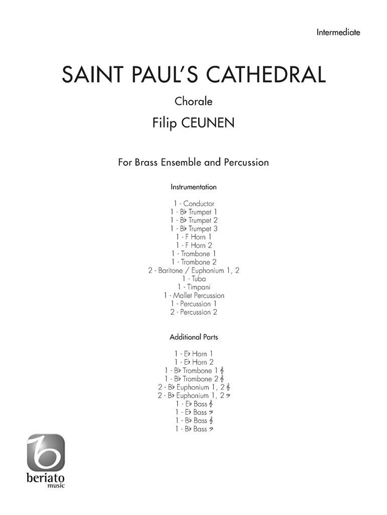 Filip Ceunen: Saint Paul's Cathedral: Blechbläser Ensemble