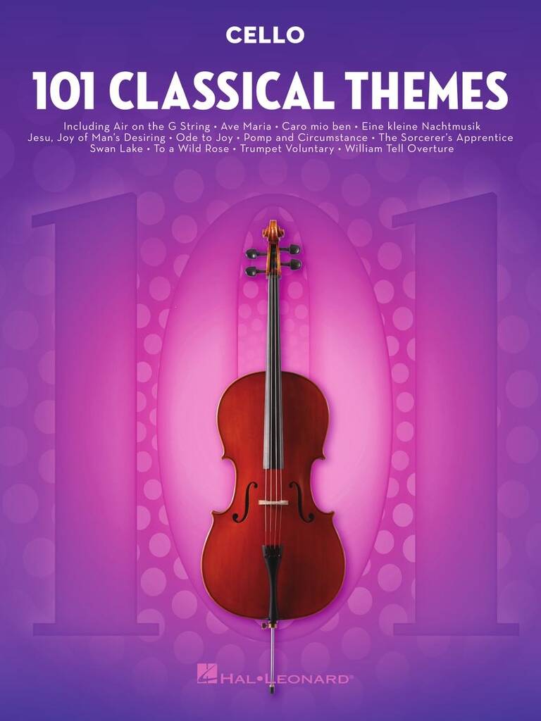 101 Classical Themes for Cello: Cello Solo