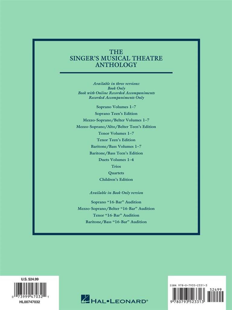 Singer's Musical Theatre Anthology - Volume 2: (Arr. Richard Walters): Gesang Solo