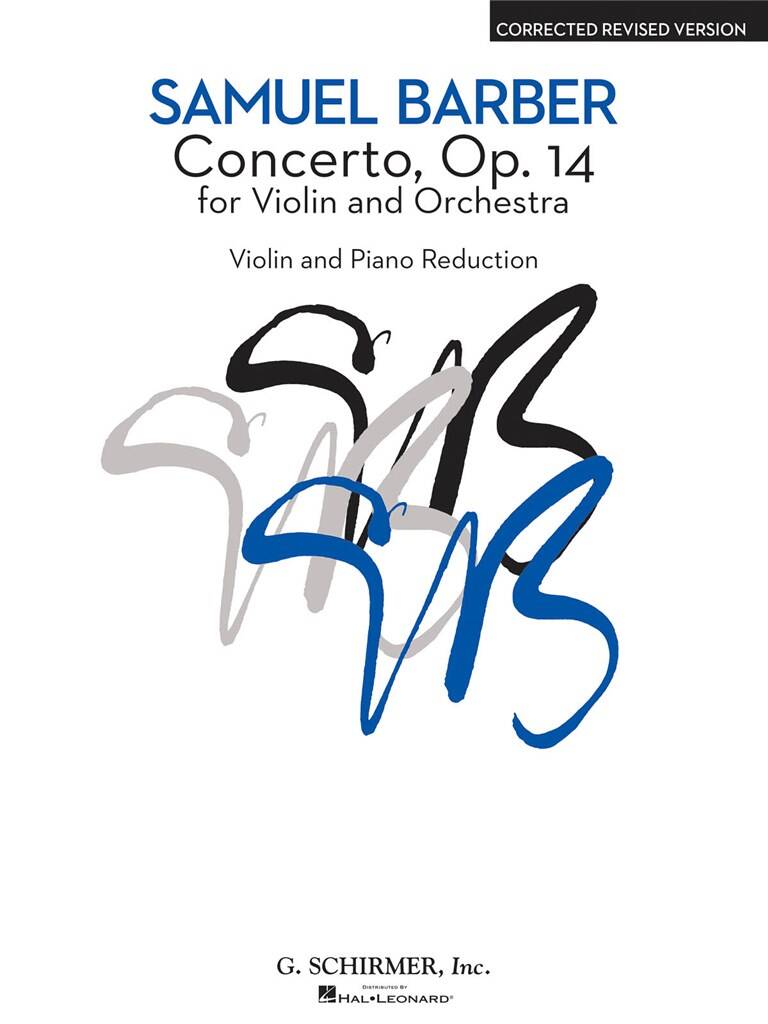 Samuel Barber: Concerto Op. 14 For Violin And Orchestra: Violine mit Begleitung