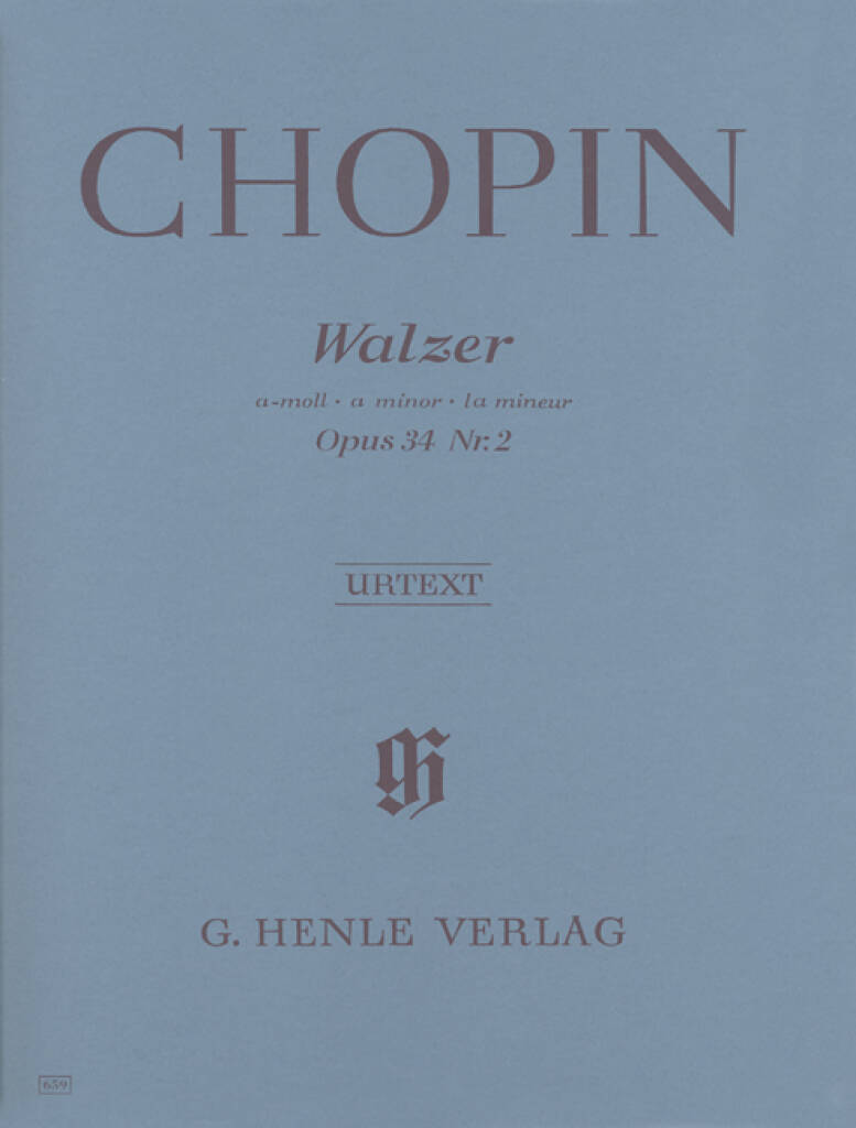 Frédéric Chopin: Walzer A-Moll Op. 34 No. 2: Klavier Solo