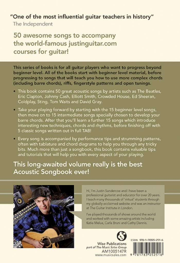 The Justinguitar.com Acoustic Songbook: Gitarre Solo