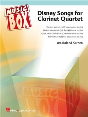 Disney Songs for Clarinet Quartet: (Arr. Roland Kernen): Klarinette Ensemble