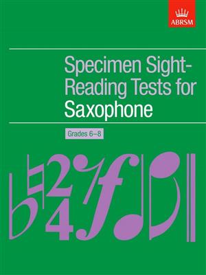 Specimen Sight-Reading Tests for Saxophone