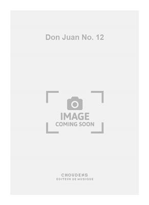 Don Juan No. 12: Gesang Solo