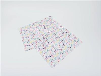 Loop Scarf Notes Colourful/White 25*50 cm