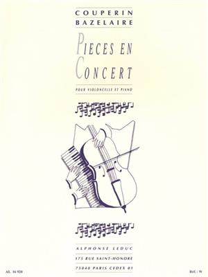François Couperin: Pièces En Concert: Cello mit Begleitung