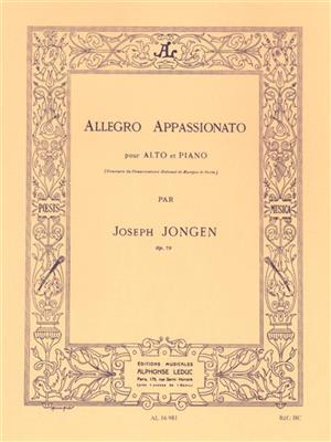 Jongen: Allegro Appassionato Op79: Viola mit Begleitung