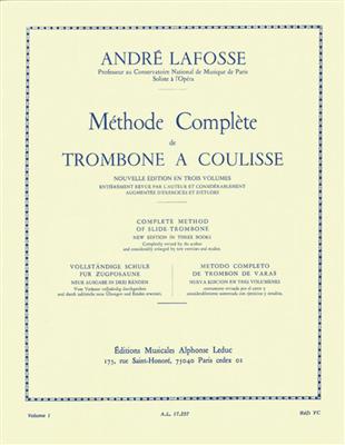 Méthode de Trombone, Volume 1