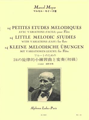 Marcel Moyse: 24 Petites Etudes Melodiques: Flöte Solo