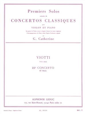Giovanni Battista Viotti: Premiers Solos Concertos Classiques: Violine mit Begleitung