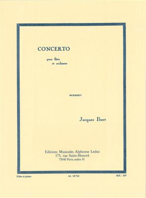 Jacques Ibert: Concerto pour flûte et orchestra: Flöte mit Begleitung