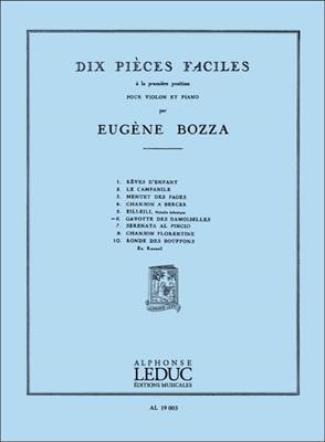 Eugène Bozza: Dix Pièces Faciles No.6 - Gavotte Des Demoiselles: Violine Solo