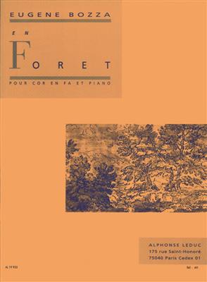 Eugène Bozza: En Forêt: Horn mit Begleitung
