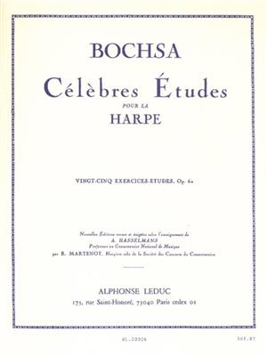 Robert Nicholas Charles Bochsa: 25 Exercices-Etudes Op. 62: Harfe Solo