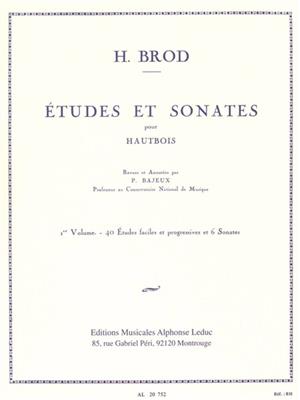 Études et Sonates pour hautbois solo Vol. 1
