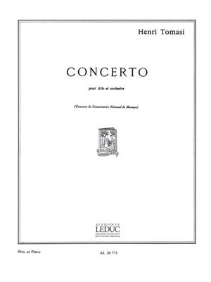Henri Tomasi: Concerto: Viola mit Begleitung