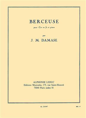Jean-Michel Damase: Berceuse Cor En Fa Et Piano: Horn mit Begleitung