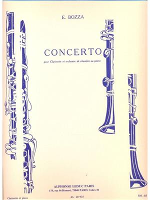 Eugène Bozza: Concerto For Clarinet And Chamber Orchestra: Kammerorchester