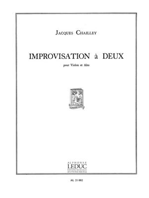 Jacques Chailley: Improvisation A Deux: Streicher Duett