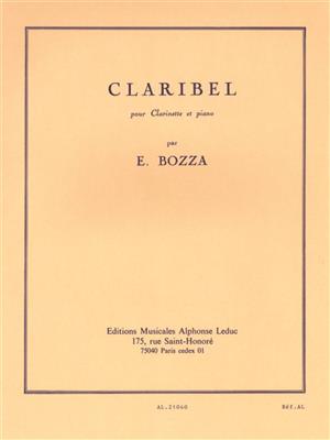 Eugène Bozza: Claribel: Klarinette mit Begleitung
