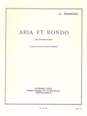 Alfred Desenclos: Aria Et Rondo: Kontrabass mit Begleitung