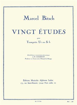 Marcel Bitsch: 20 études pour trompette: Trompete Solo