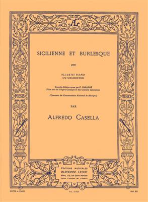 Alfredo Casella: Sicilienne & Burlesque: Flöte mit Begleitung