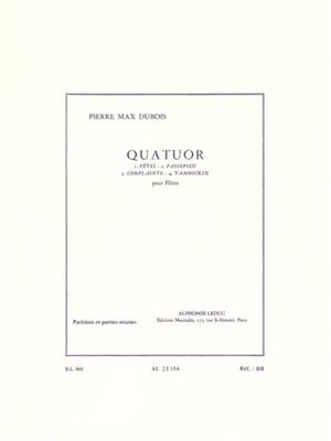 Pierre-Max Dubois: Quatuor Pour Flûtes: Flöte Solo