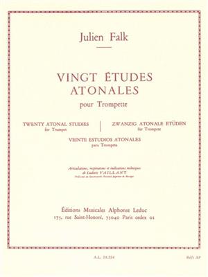 Julien Falk: 20 Etudes Atonales: Trompete Solo