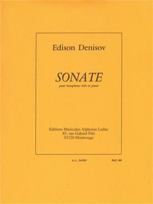 Edison Denisov: Sonate pour Saxophone Alto et Piano: Altsaxophon mit Begleitung
