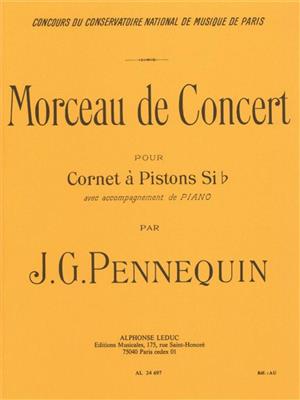 J.G. Pennequin: Morceau de Concert pour cornet à pistons: Trompete mit Begleitung