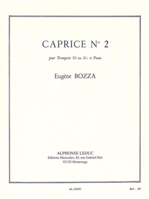 Eugène Bozza: Caprice No.2 For Trumpet and Piano: Trompete mit Begleitung