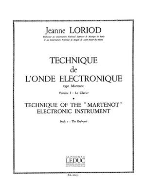 Jeanne Loriod: Technique de lOnde electronique type Martenot V.1: Sonstige Tasteninstrumente