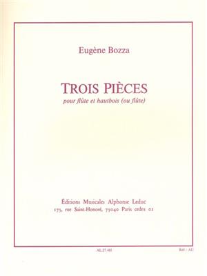 Eugène Bozza: 3 Pièces: Gemischtes Holzbläser Duett