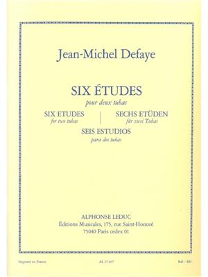 Jean-Michel Defaye: 6 Etudes: Tuba Duett