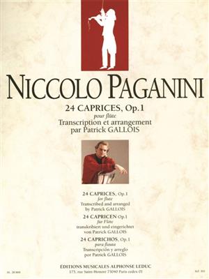 Niccolò Paganini: 24 Caprices Op.1 pour flûte: Flöte Solo