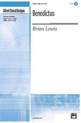 Brian Lewis: Benedictus: Gemischter Chor mit Begleitung