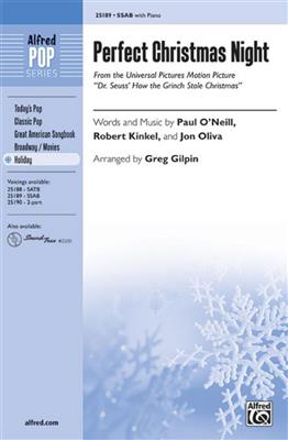 Paul O'Neill: Perfect Christmas Night: (Arr. Greg Gilpin): Gemischter Chor mit Begleitung