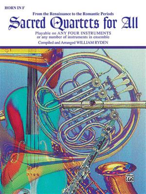 Sacred Quartets for All - Horn: (Arr. William Ryden): Horn Solo
