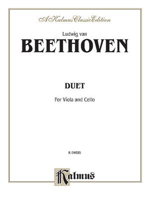 Ludwig van Beethoven: Duet for Viola and Cello: Streicher Duett