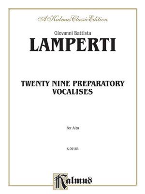 Twenty-nine Preparatory Vocalises