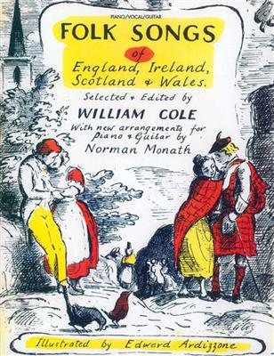 Folk Songs of England, Ireland, Scotland & Wales: Klavier, Gesang, Gitarre (Songbooks)