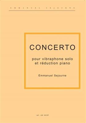 Emmanuel Sejourne: Concerto: Vibraphon