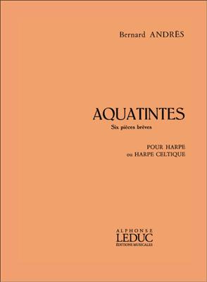 Bernard Andrès: Aquatintes: Harfe Solo