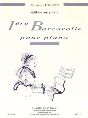Gabriel Fauré: Barcarolle No.1 In A Minor Op.26: Klavier Solo
