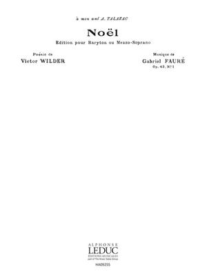 Gabriel Fauré: Noël Op.43, No.1: Frauenchor mit Begleitung